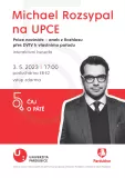 Michael Rozsypal na UPCE: Práce novináře – aneb z Rozhlasu přes DVTV k vlastnímu pořadu