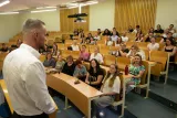 S lékařem Markem Dvořákem praskala univerzitní aula ve švech