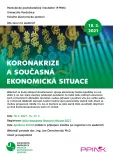 Koronakrize a současná ekonomická situace