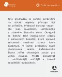 Café Universitas: Dopady tzv. živočišné výroby na zvířata a svět kolem nás 