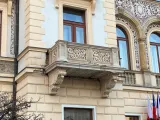 Restaurátorské práce na balkónech pardubické radnice